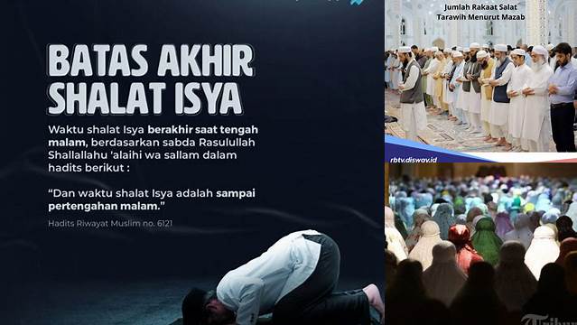 Inilah 10 Hal Penting tentang shalat tarawih sampai jam berapa menjelang idul fitri