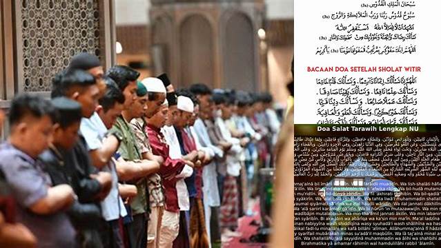 8 Hal Penting tentang Sholat Witir Tarawih Sempurnakan Idul Fitri