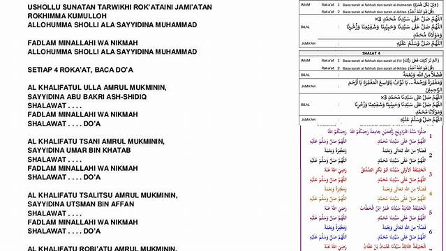 Sholawat Bilal Tarawih