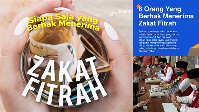 Siapa Yang Berhak Menerima Zakat Fitrah