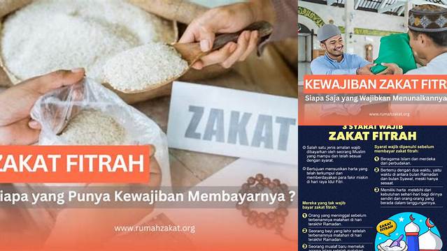 Siapa Yang Wajib Membayar Zakat Fitrah