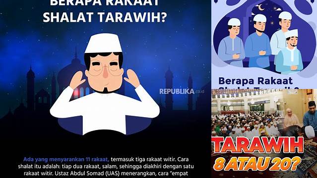 Solat Tarawih Berapa Rakaat