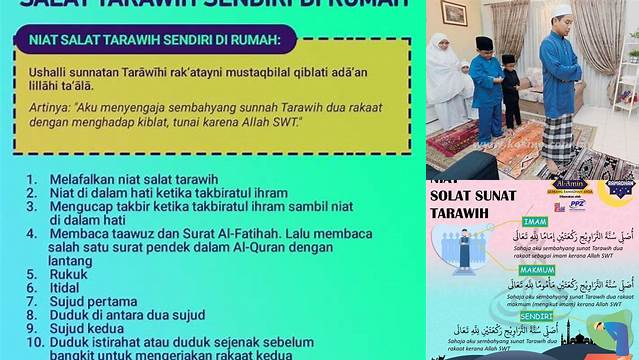 Solat Tarawih Dirumah