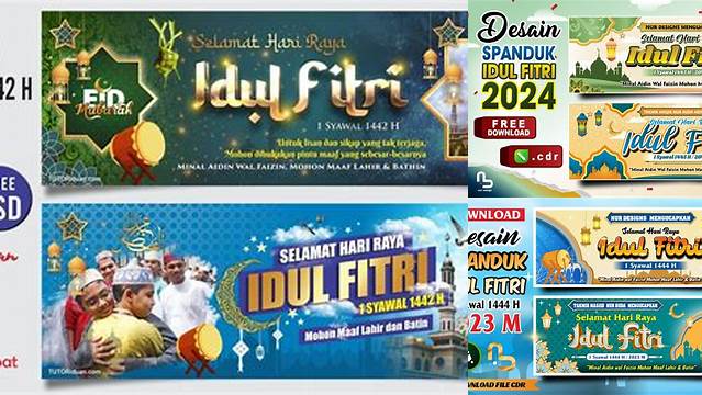 Spanduk Idul Fitri Coreldraw