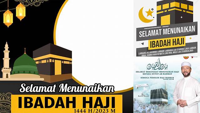 Spanduk Selamat Menunaikan Ibadah Haji