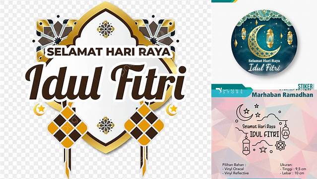 Stiker Hari Raya Idul Fitri