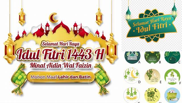 Stiker Selamat Hari Raya Idul Fitri