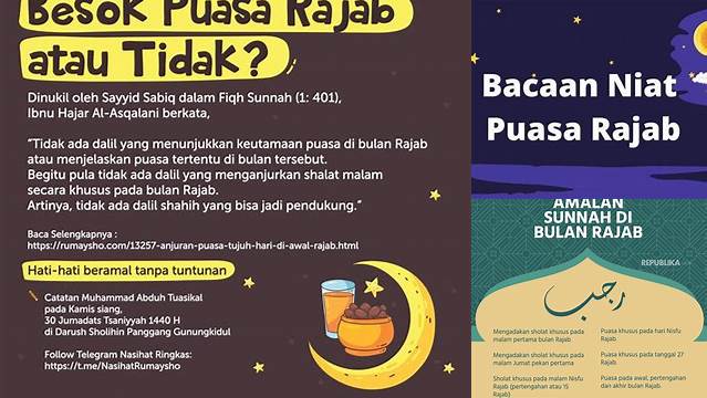 Sunah Puasa Rajab