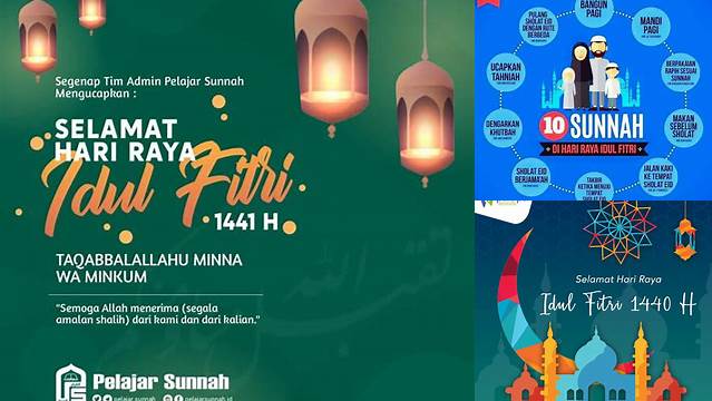 Sunnah Hari Raya Idul Fitri