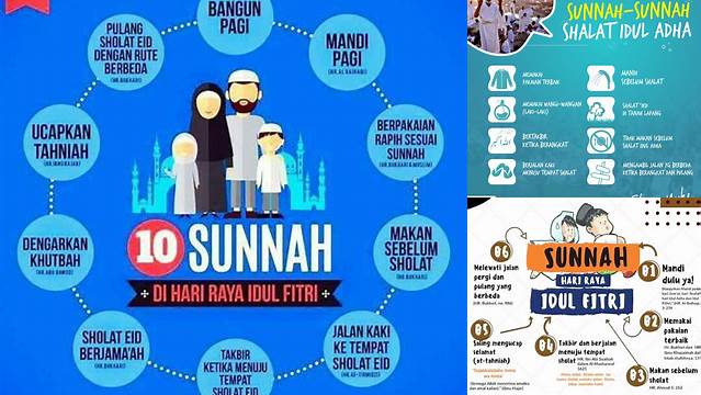 Sunnah Sebelum Sholat Idul Fitri