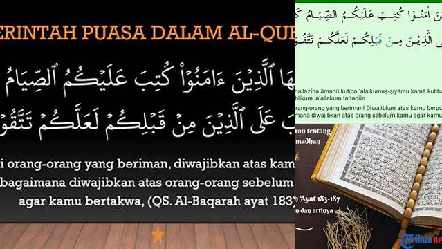 Surat Al Baqarah Tentang Puasa