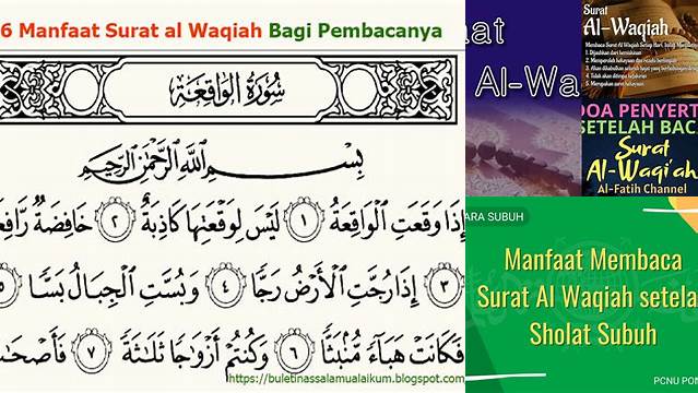  Manfaat Surat Al Waqiah: Penemuan dan Wawasan Langka yang Perlu Anda Ketahui 