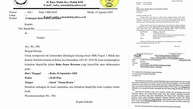 Surat Buka Puasa
