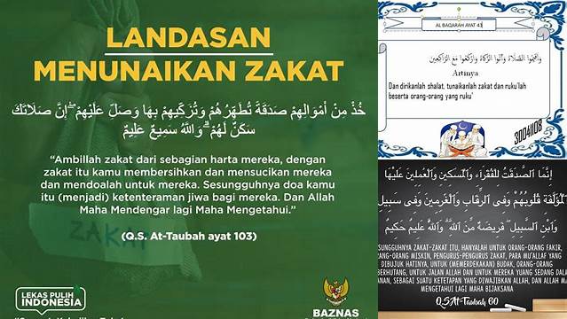 Surat Tentang Zakat