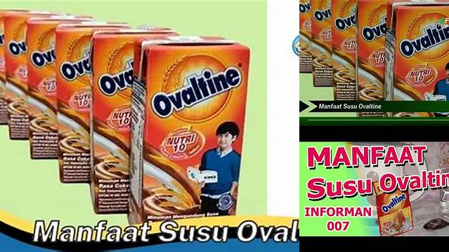 5 Manfaat Susu Ovaltine yang Jarang Diketahui