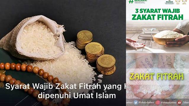 Syarat Membayar Zakat Fitrah