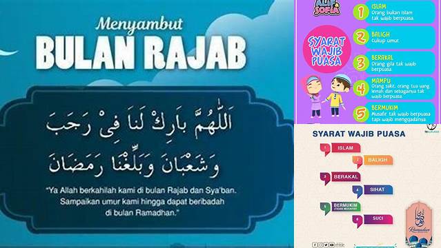 Syarat Puasa Rajab
