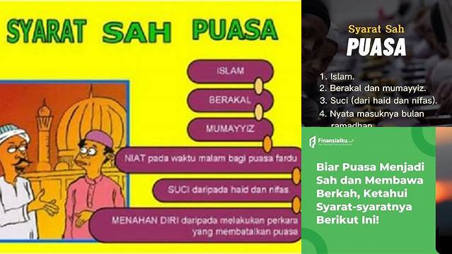 Syarat Sah Puasa Nu Online