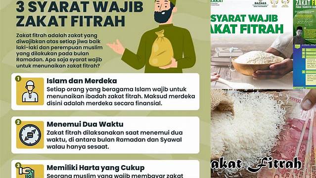 Syarat Sah Zakat Fitrah