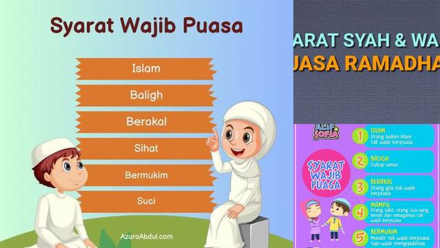 Syarat Syarat Puasa