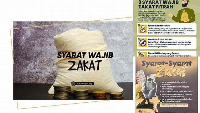 Syarat Syarat Zakat