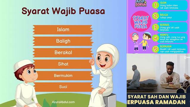 Syarat Wajib Berpuasa