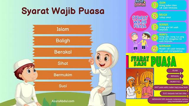 Ketahui 8 Hal Penting tentang syarat wajib puasa ramadhan agar Selamat Menyambut Idul Fitri