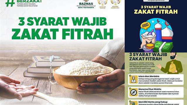 Syarat Wajib Zakat Fitrah