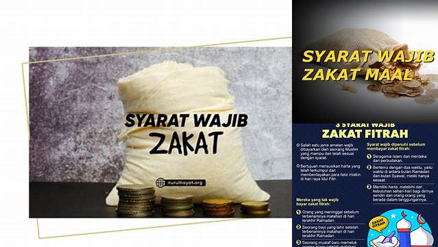 Syarat Wajib Zakat Mal