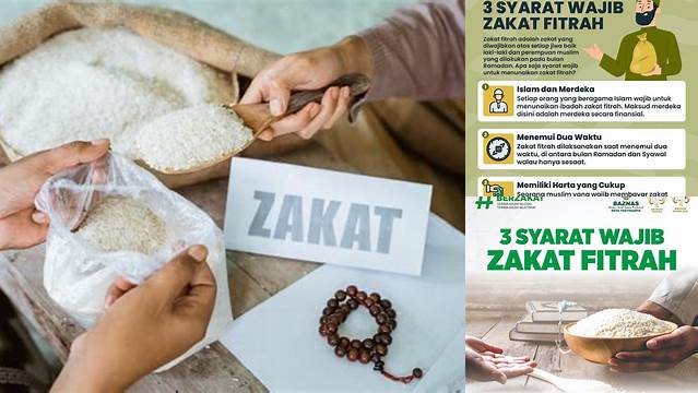 Syarat Zakat Fitrah Adalah