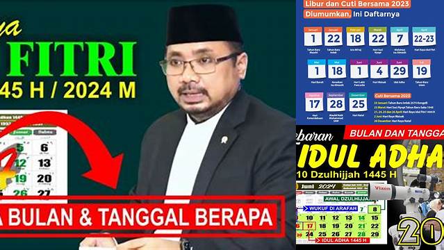 Tanggal Berapa Lebaran Idul Fitri 2024