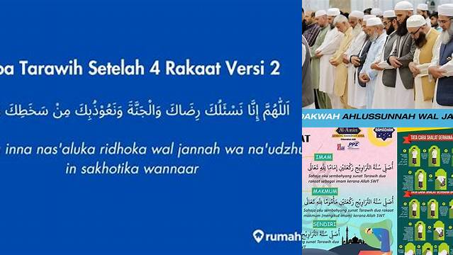 Tarawih 4 Rakaat