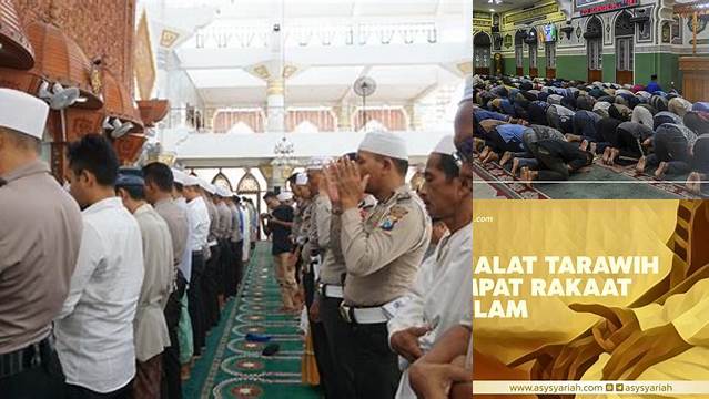 Inilah 10 Hal Penting tentang Tarawih 4 Rakaat Salam Jelang Idul Fitri