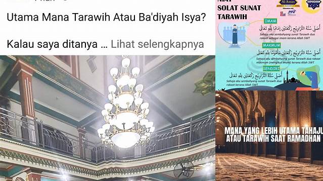 Inilah 8 Hal Penting tentang Tarawih atau Taraweh Jelang Idul Fitri