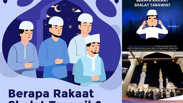 Tarawih Muhammadiyah Berapa Rakaat