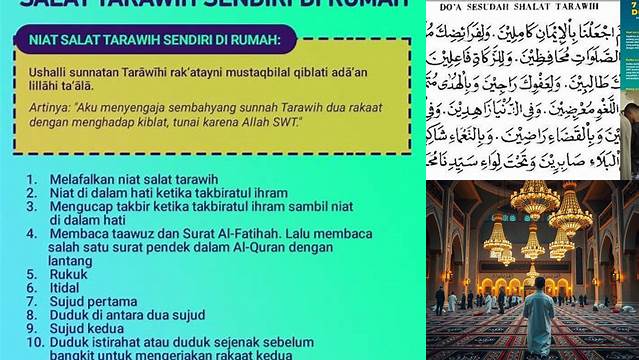 Tarawih Sendiri Di Rumah