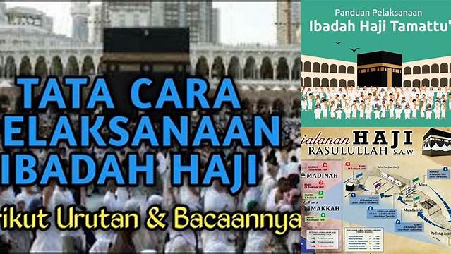 Tata Cara Manasik Haji Dan Bacaannya