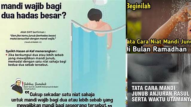 Tata Cara Mandi Junub Saat Puasa