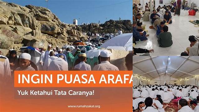 Tata Cara Puasa Arafah
