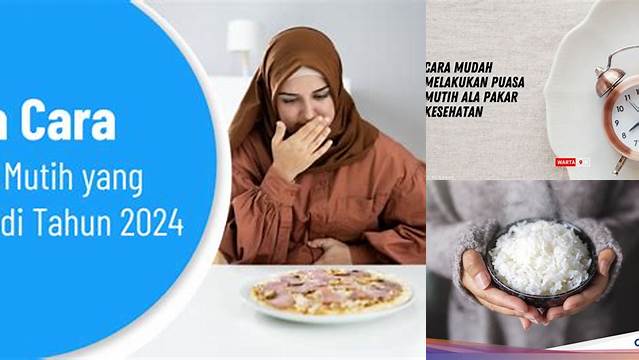 Tata Cara Puasa Mutih 1 Hari