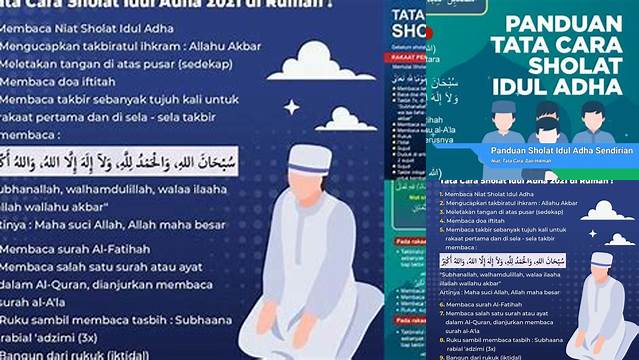 Tata Cara Sholat Idul Adha Sendirian