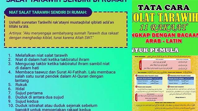 Tata Cara Tarawih