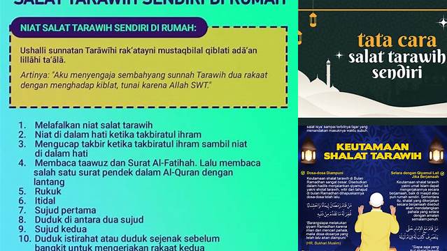Temukan 9 Hal Penting tentang tatacara salat tarawih untuk Idul Fitri Sempurna