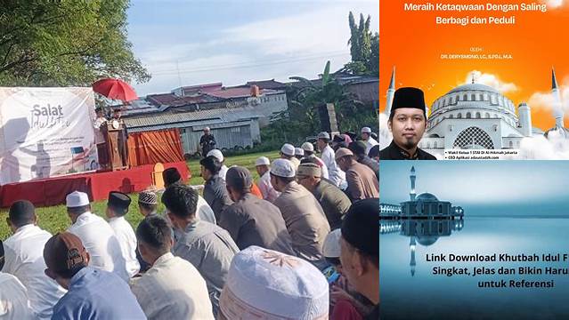 Tema Khutbah Idul Fitri