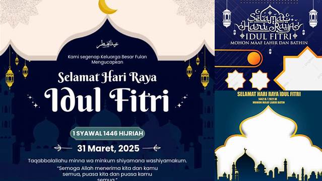 Template Selamat Hari Raya Idul Fitri