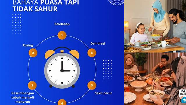 Tidak Sahur Apa Boleh Puasa