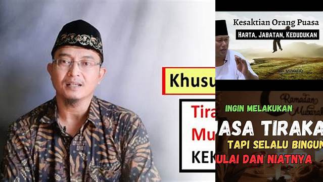 Tirakat Puasa Untuk Kekayaan