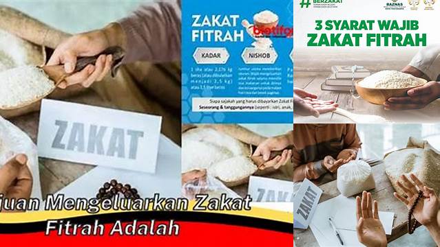 Tujuan Utama Dikeluarkan Zakat Fitrah Adalah