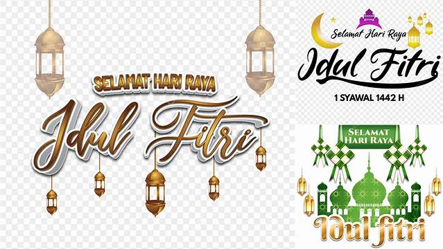 Tulisan Takbir Idul Fitri