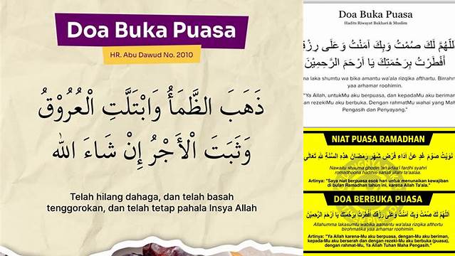 Tuliskan Niat Berbuka Puasa